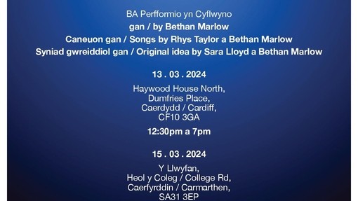 A poster with details about the Nyrsys production - also available on the press release